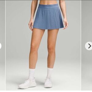 Lululemon varsity high-rise pleated tennis skirt in oasis blue, new w/o tags